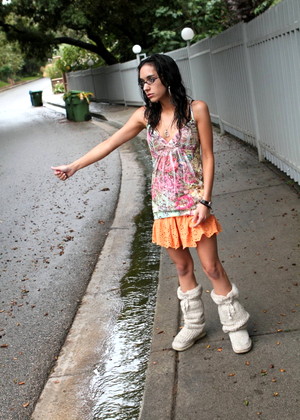 Teenhitchhiker Tia Cyrus Exemplary Girl Next Door Theme