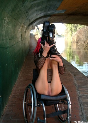 Ukflashers Leah Leah Caprice Her Bound To Wheelchair Icon