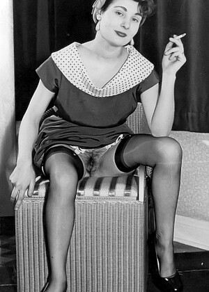 Vintageflasharchive Vintageflasharchive Model Miami Stockings Img